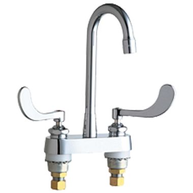 Click here to see Chicago Faucet 895-317RGD1E35ABCP Chicago Faucets 895-317RGD1E35ABCP Hot and Cold Sink Faucet