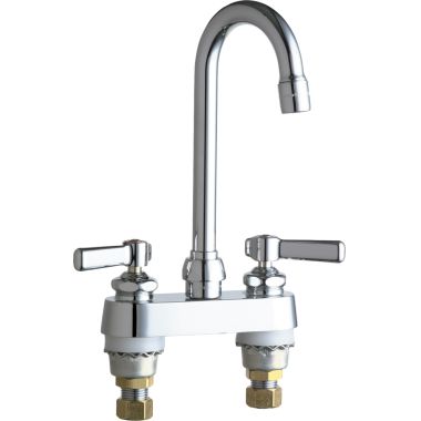 Click here to see Chicago Faucet 895-ABCP Chicago Faucets 895-ABCP Hot and Cold Sink Faucet