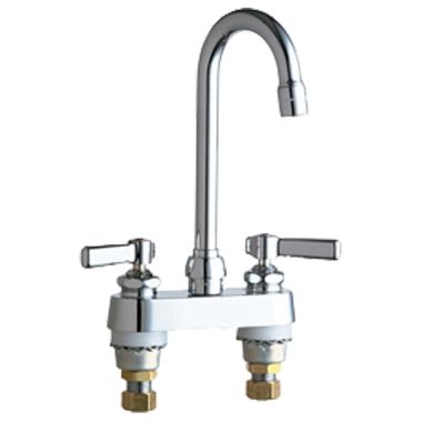 Click here to see Chicago Faucet 895-E35ABCP Chicago Faucets 895-E35ABCP Hot and Cold Sink Faucet