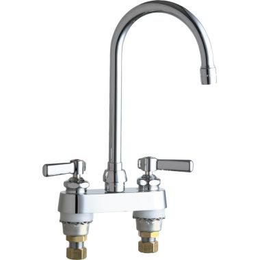 Click here to see Chicago Faucet 895-GN2AE3ABCP Chicago Faucets 895-GN2AE3ABCP Hot and Cold Sink Faucet