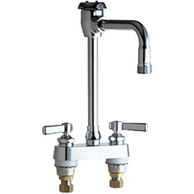 Click here to see Chicago Faucet 895-GN2BVBE2-2CP Chicago Faucets 895-GN2BVBE2-2CP Hot and Cold Sink Faucet