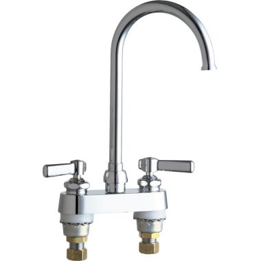 Click here to see Chicago Faucet 895-GN2FCABCP Chicago Faucets 895-GN2FCABCP Hot and Cold Sink Faucet
