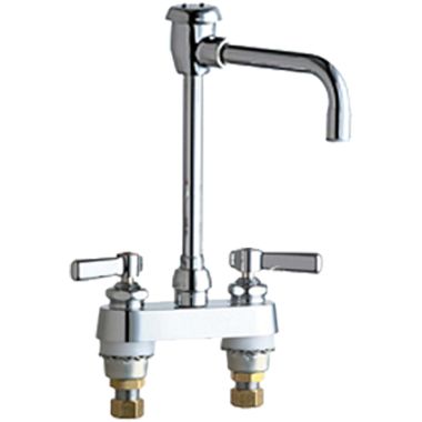 Click here to see Chicago Faucet 895-GN8BVBE2-2CP Chicago Faucets 895-GN8BVBE2-2CP Hot and Cold Sink Faucet
