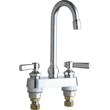 Click here to see Chicago Faucet 895-XKABCP Chicago Faucets 895-XKABCP Hot and Cold Sink Faucet