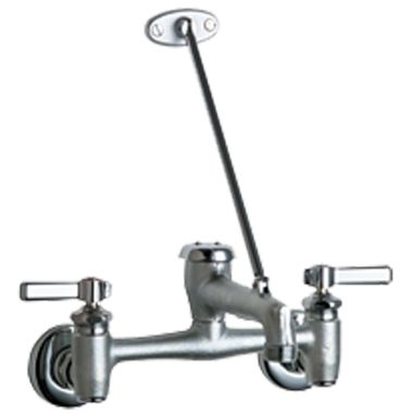 Click here to see Chicago Faucet 897-MPRCF Chicago Faucets 897-MPRCF Hot and Cold Sink Faucet (Master Pack of 8)