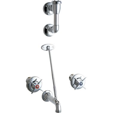Click here to see Chicago Faucet 911-CP Chicago Faucets 911-CP Concealed Hot and Cold Sink Faucet