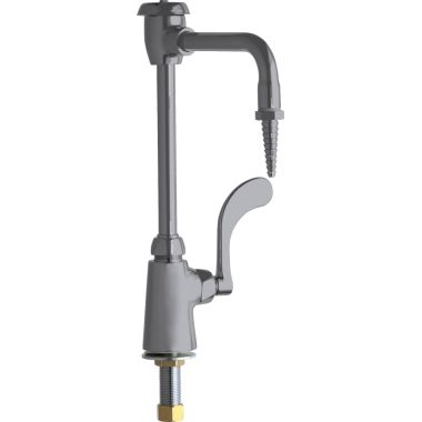 Click here to see Chicago Faucet 928-317SAM Chicago Faucets 928-317SAM Single Inlet Cold Water Faucet with Vacuum Breaker and Chemical Resistant Satin Antimicrobial Finish