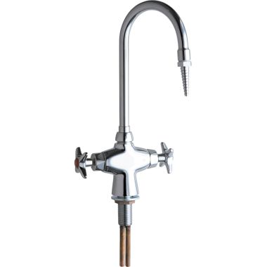 Click here to see Chicago Faucet 929-CP Chicago Faucets 929-CP Hot and Cold Water Mixing Faucet