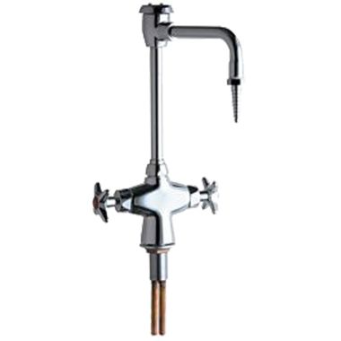 Click here to see Chicago Faucet 930-VPHCP Chicago Faucets 930-VPHCP Vandal Proof Hot and Cold Water Mixing Faucet with Vacuum Breaker