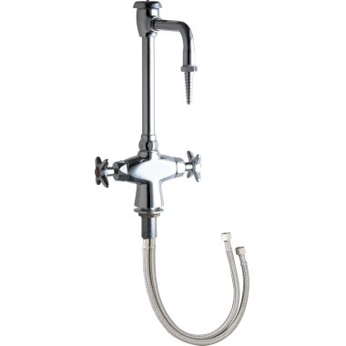 Click here to see Chicago Faucet 930-VR205CP Chicago Faucets 930-VR205CP Vandal Proof Hot and Cold Water Mixing Faucet with Vacuum Breaker