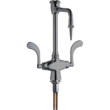 Click here to see Chicago Faucet 930-VR317SAM Chicago Faucets 930-VR317SAM Vandal Proof Hot and Cold Water Mixing Faucet with Vacuum Breaker