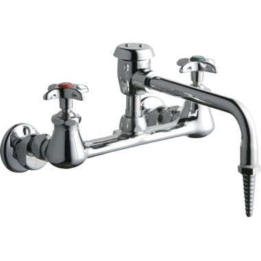 Click here to see Chicago Faucet 940-VBE7WSLCP Chicago Faucets 940-VBE7WSLCP Hot and Cold Water Inlet Faucet with Vacuum Breaker