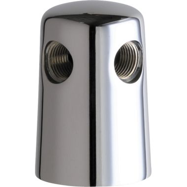 Click here to see Chicago Faucet 982-CP Chicago Faucets 982-CP Turret with Two Side Outlets (90-degree)