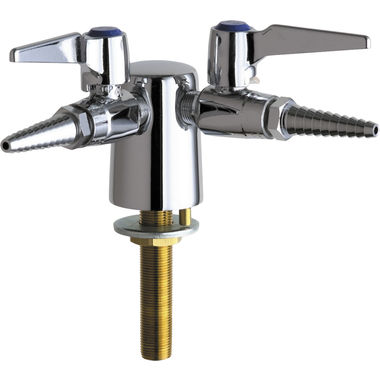 Click here to see Chicago Faucet 982-VR909CAGCP Chicago Faucets 982-VR909CAGCP Turret with Two Ball Valves (90-degree)
