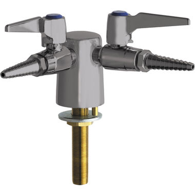 Click here to see Chicago Faucet 982-VR909CAGSAM Chicago Faucets 982-VR909CAGSAM Turret with Two Ball Valves (90-degree)