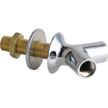 Click here to see Chicago Faucet 987-CP Chicago Faucets 987-CP Y Pattern Wall Flange with Two Outlets (90-degree)