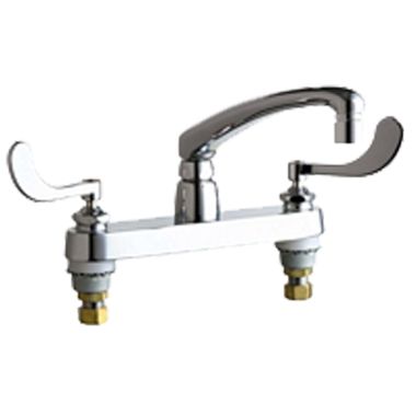 Click here to see Chicago Faucet 1100-317XKVPCABCP Chicago Faucets 1100-317XKVPCABCP Hot and Cold Sink Faucet