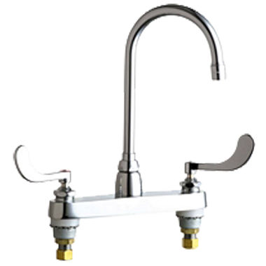 Click here to see Chicago Faucet 1100-G2E3-317AB Chicago Faucets 1100-G2E3-317AB Hot and Cold Sink Faucet