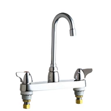 Click here to see Chicago Faucet 1100-GN1AE3ABCP Chicago Faucets 1100-GN1AE3ABCP Hot and Cold Sink Faucet