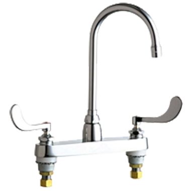 Click here to see Chicago Faucet 1100-GN2AE3-317VAB Chicago Faucets 1100-GN2AE3-317VAB Hot and Cold Sink Faucet