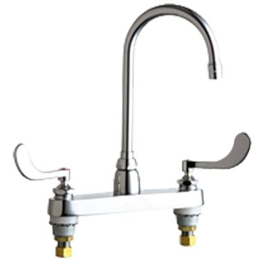 Click here to see Chicago Faucet 1100-GN2AE3V317AB Chicago Faucets 1100-GN2AE3V317AB Hot and Cold Sink Faucet