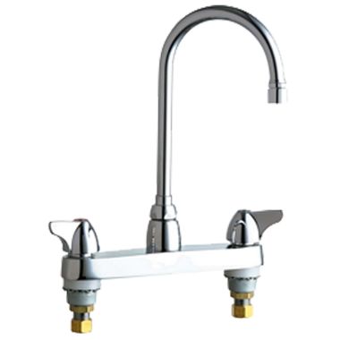 Click here to see Chicago Faucet 1100-GN2AE3VXKAB Chicago Faucets 1100-GN2AE3VXKAB Hot and Cold Sink Faucet