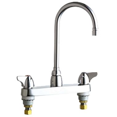 Click here to see Chicago Faucet 1100-GN2AE3XKABCP Chicago Faucets 1100-GN2AE3XKABCP Hot and Cold Sink Faucet