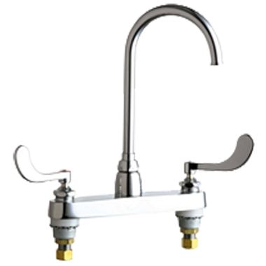 Click here to see Chicago Faucet 1100-GN2FC317ABCP Chicago Faucets 1100-GN2FC317ABCP Hot and Cold Sink Faucet
