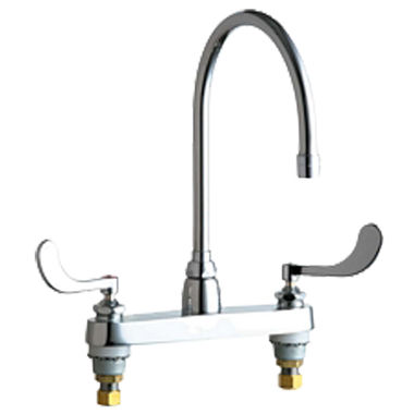 Click here to see Chicago Faucet 1100-GN8AE3-317AB Chicago Faucets 1100-GN8AE3-317AB Hot and Cold Sink Faucet
