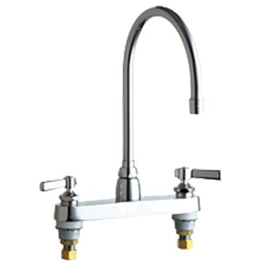 Click here to see Chicago Faucet 1100-GN8AE3-369AB Chicago Faucets 1100-GN8AE3-369AB Hot and Cold Sink Faucet