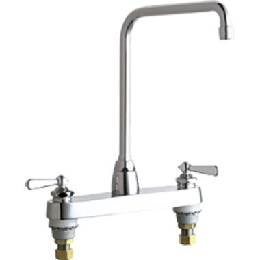 Click here to see Chicago Faucet 1100-HA8-241ABCP Chicago Faucets 1100-HA8-241ABCP Hot and Cold Sink Faucet