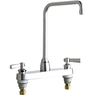 Click here to see Chicago Faucet 1100-HA8-369ABCP Chicago Faucets 1100-HA8-369ABCP Hot and Cold Sink Faucet