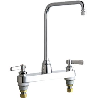 Click here to see Chicago Faucet 1100-HA8-369VPAAB Chicago Faucets 1100-HA8-369VPAAB Hot and Cold Sink Faucet