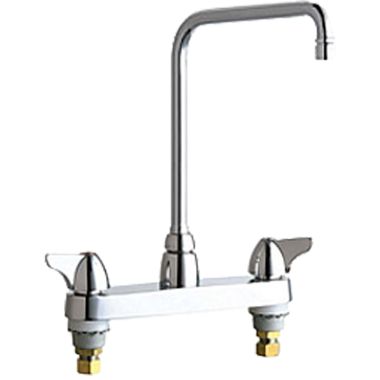 Click here to see Chicago Faucet 1100-HA8VPAABCP Chicago Faucets 1100-HA8VPAABCP Hot and Cold Sink Faucet