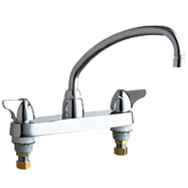 Click here to see Chicago Faucet 1100-L9VPAXKABCP Chicago Faucets 1100-L9VPAXKABCP Hot and Cold Sink Faucet