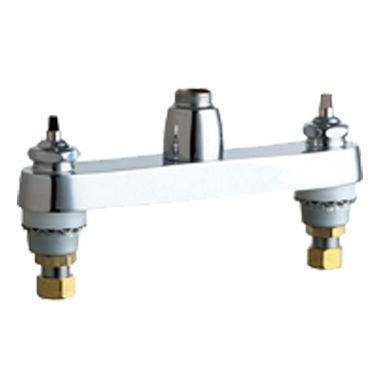 Click here to see Chicago Faucet 1100-LESHAB Chicago Faucets 1100-LESHAB Hot and Cold Sink Faucet