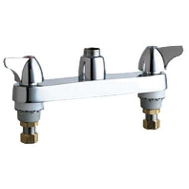 Click here to see Chicago Faucet 1100-LESXKAB Chicago Faucets 1100-LESXKAB Hot and Cold Sink Faucet