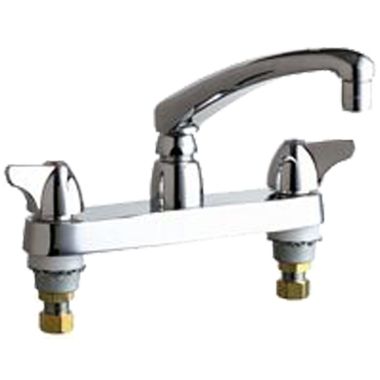 Click here to see Chicago Faucet 1100-VPCABCP Chicago Faucets 1100-VPCABCP Hot and Cold Sink Faucet