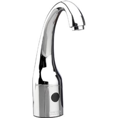Click here to see Chicago Faucet 116.767.AB.1 Chicago Faucets 116.767.AB.1 HyTronic Curve Sink Faucet with Dual Beam Infrared Sensor