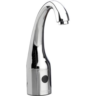 Click here to see Chicago Faucet 116.857.AB.1 Chicago Faucets 116.857.AB.1 HyTronic Curve Sink Faucet with Dual Beam Infrared Sensor