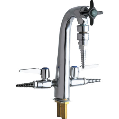 Click here to see Chicago Faucet 116.979.AB.1 CHICAGO 116.979.AB.1 HYTRONIC CURVE SINK FAUCET WITH DUAL BEAM INFRARED SENSOR