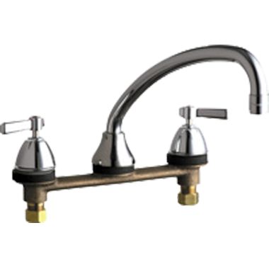 Click here to see Chicago Faucet 1888-369ABCP Chicago Faucets 1888-369ABCP Concealed Hot and Cold Sink Faucet for Stainless Steel Counter