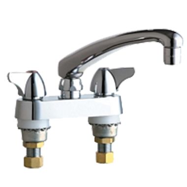 Click here to see Chicago Faucet 1895-L8ABCP Chicago Faucets 1895-L8ABCP Hot and Cold Sink Faucet