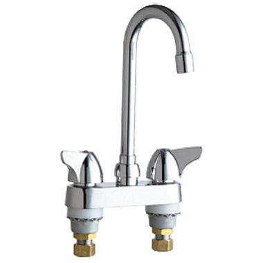 Click here to see Chicago Faucet 1895-XKABCP Chicago Faucets 1895-XKABCP Hot and Cold Sink Faucet