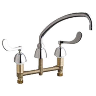 Click here to see Chicago Faucet 201-A317XKABCP Chicago Faucets 201-A317XKABCP Concealed Hot and Cold Sink Faucet