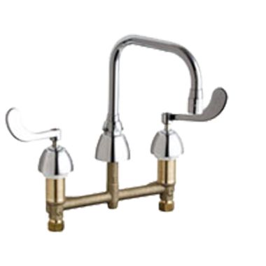 Click here to see Chicago Faucet 201-ADB6AE3-317AB Chicago Faucets 201-ADB6AE3-317AB Concealed Hot and Cold Sink Faucet