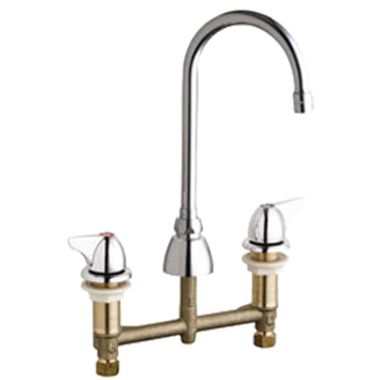 Click here to see Chicago Faucet 201-AGN2AE3-1000AB Chicago Faucets 201-AGN2AE3-1000AB Concealed Hot and Cold Sink Faucet
