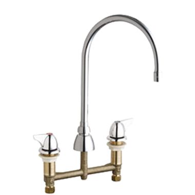 Click here to see Chicago Faucet 201-AGN8AE3-1000AB Chicago Faucets 201-AGN8AE3-1000AB Concealed Hot and Cold Sink Faucet