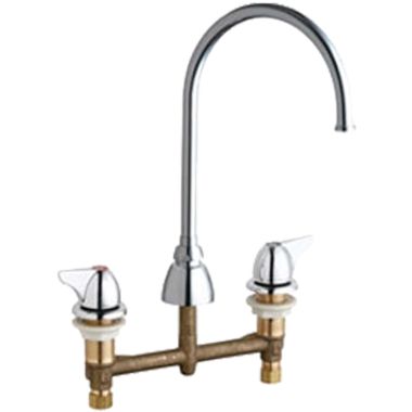 Click here to see Chicago Faucet 201-AGN8FC1000ABCP Chicago Faucets 201-AGN8FC1000ABCP Concealed Hot and Cold Sink Faucet