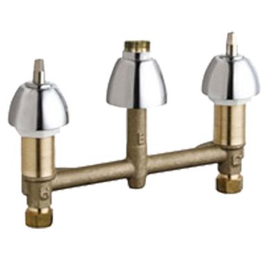 Click here to see Chicago Faucet 201-ALESHAB Chicago Faucets 201-ALESHAB Concealed Hot and Cold Sink Faucet
